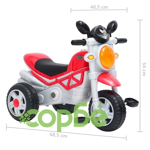 Детска триколка, червена ➤ топ цена ➤ sorbe.bg