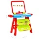 3-в-1 комплект от детски статив и учебно бюро за игра