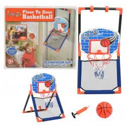 Детски баскетболен комплект многофункционален за под или стена