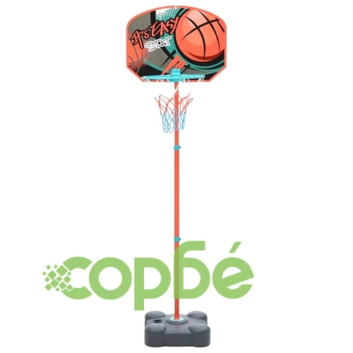 Преносим баскетболен комплект, регулируем, 109-141 см ➤ топ цена ➤ sorbe.bg