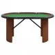 Покер маса за 10 играча, зелена, 160x80x75 см