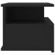 Нощни шкафчета за стена, 2 бр, черни, 40x31x27 см, ПДЧ