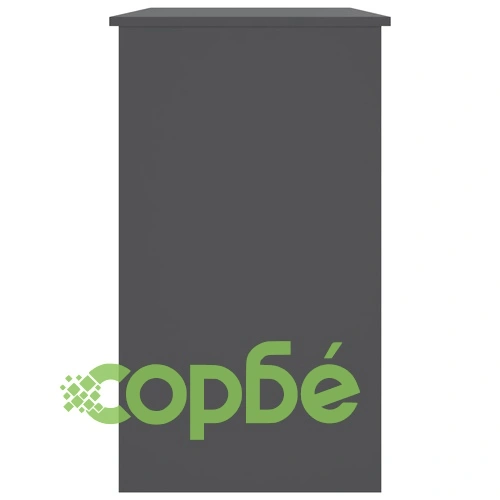 Бюро, сиво, 90x45x76 см, ПДЧ ➤ топ цена ➤ sorbe.bg
