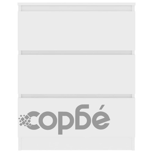 Сайдборд, бял, 60x35x76 см, инженерно дърво ➤ топ цена ➤ sorbe.bg