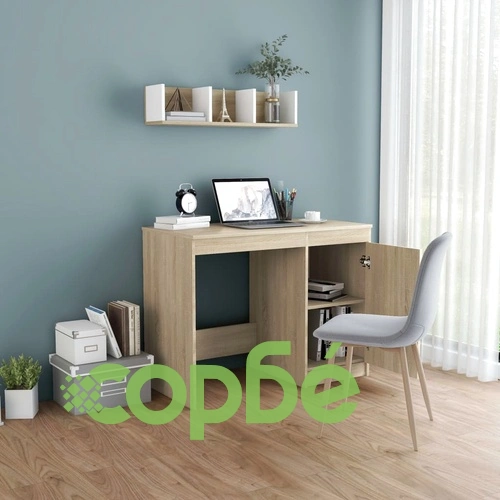 Бюро, дъб сонома, 100x50x76 см, инженерно дърво ➤ топ цена ➤ sorbe.bg