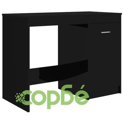 Бюро, черен гланц, 100x50x76 см, ПДЧ ➤ топ цена ➤ sorbe.bg