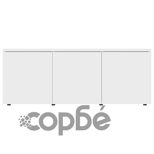 ТВ шкаф, бял, 80x34x30 см, инженерно дърво ➤ топ цена ➤ sorbe.bg