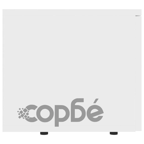 ТВ шкаф, бял, 80x34x30 см, инженерно дърво ➤ топ цена ➤ sorbe.bg