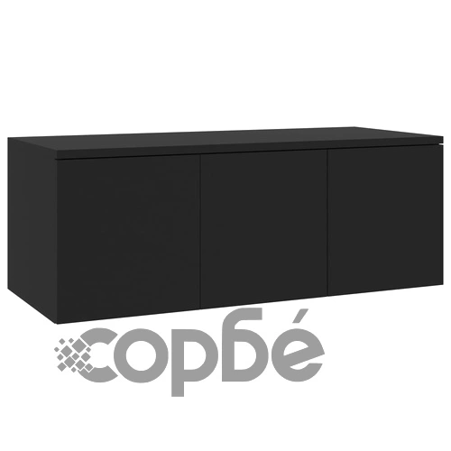 ТВ шкаф, черен, 80x34x30 см, инженерно дърво на топ цена от sorbe.bg ТВ шкаф, черен, 80x34x30 см, инженерно дърво ➤ топ цена ➤ sorbe.bg