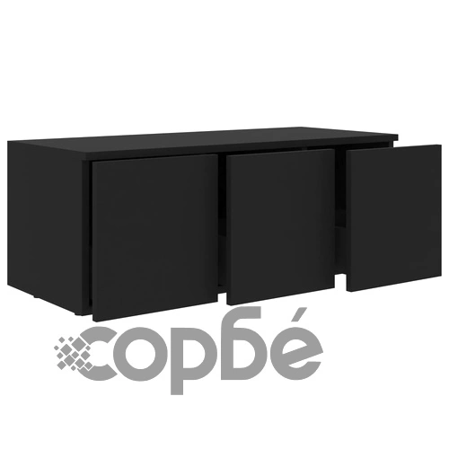 ТВ шкаф, черен, 80x34x30 см, инженерно дърво на топ цена от sorbe.bg ТВ шкаф, черен, 80x34x30 см, инженерно дърво ➤ топ цена ➤ sorbe.bg
