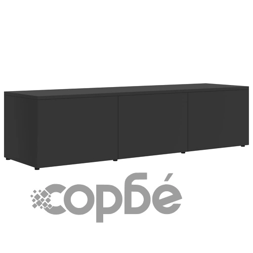 ТВ шкаф, сив, 120x34x30 см, инженерно дърво ➤ топ цена ➤ sorbe.bg