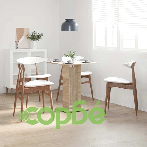 Бистро маса, дъб сонома, 60x60x75 см, инженерно дърво ➤ топ цена ➤ sorbe.bg