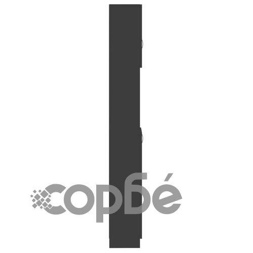 Шкаф за баня, сив, 32x25,5x190 см, ПДЧ ➤ топ цена ➤ sorbe.bg