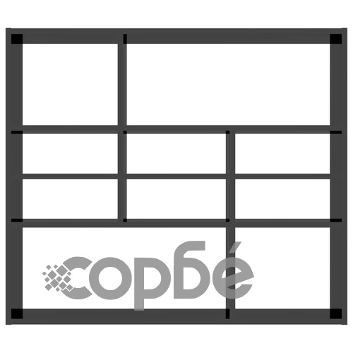 Стенен рафт, черен гланц, 90x16x78 см, инженерно дърво ➤ топ цена ➤ sorbe.bg