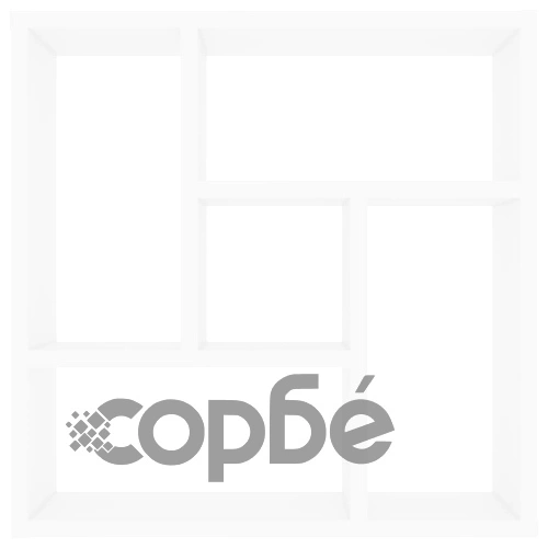 Стенен рафт, бял, 45,1x16x45,1 см, инженерно дърво ➤ топ цена ➤ sorbe.bg