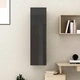ТВ шкаф, черен гланц, 30,5x30x110 см, инженерно дърво