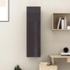 ТВ шкаф, сив гланц, 30,5x30x110 см, инженерно дърво