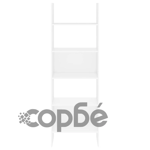 Библиотека, бяла, 60x35x180 см, инженерно дърво ➤ топ цена ➤ sorbe.bg
