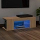 ТВ шкаф с LED осветление, дъб сонома, 90x39x30 см ТВ шкаф с LED осветление, дъб сонома, 90x39x30 см