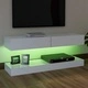 ТВ шкаф с LED осветление, бял, 120x35 см ТВ шкаф с LED осветление, бял, 120x35 см