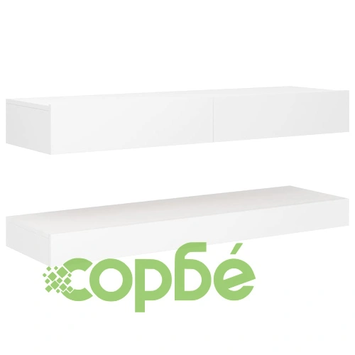 ТВ шкаф с LED осветление, бял, 120x35 см на топ цена от sorbe.bg ТВ шкаф с LED осветление, бял, 120x35 см ➤ топ цена ➤ sorbe.bg