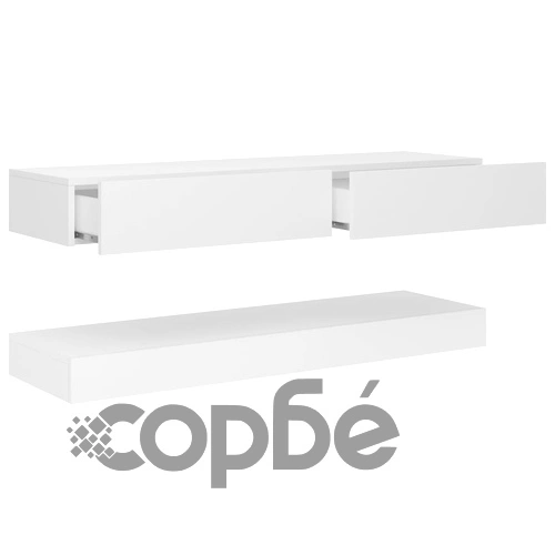 ТВ шкаф с LED осветление, бял, 120x35 см на топ цена от sorbe.bg ТВ шкаф с LED осветление, бял, 120x35 см ➤ топ цена ➤ sorbe.bg