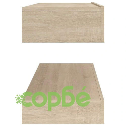 ТВ шкаф с LED осветление, дъб сонома, 120x35 см ➤ топ цена ➤ sorbe.bg