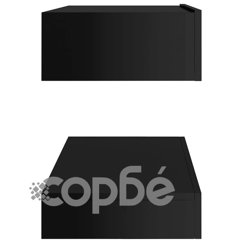 ТВ шкаф с LED осветление, черен гланц, 90x35 см на топ цена от sorbe.bg ТВ шкаф с LED осветление, черен гланц, 90x35 см ➤ топ цена ➤ sorbe.bg