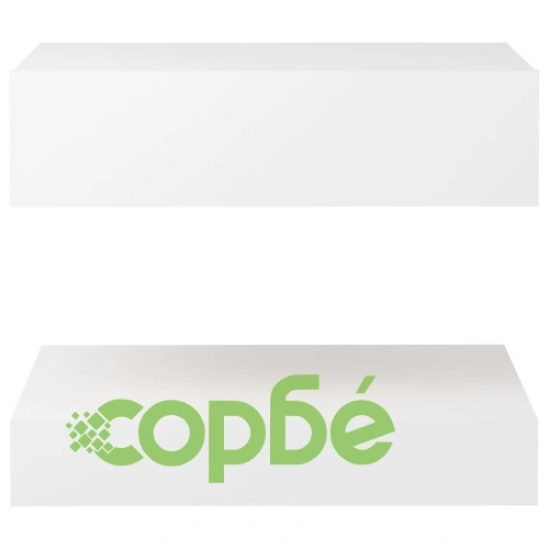 ТВ шкаф с LED осветление, бял, 60x35 см на топ цена от sorbe.bg ТВ шкаф с LED осветление, бял, 60x35 см ➤ топ цена ➤ sorbe.bg