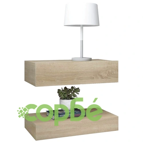 ТВ шкафове с LED осветление, 2 бр, дъб сонома, 60x35 см на топ цена от sorbe.bg ТВ шкафове с LED осветление, 2 бр, дъб сонома, 60x35 см ➤ топ цена ➤ sorbe.bg