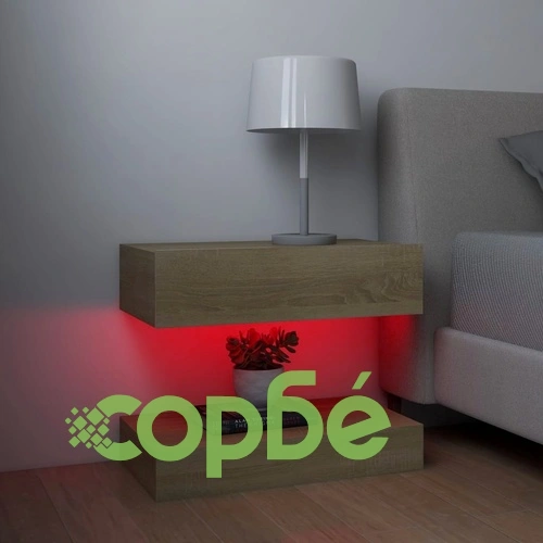 ТВ шкафове с LED осветление, 2 бр, дъб сонома, 60x35 см на топ цена от sorbe.bg ТВ шкафове с LED осветление, 2 бр, дъб сонома, 60x35 см ➤ топ цена ➤ sorbe.bg