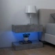 ТВ шкафове с LED осветление, 2 бр, бетонно сив, 60x35 см