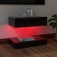 ТВ шкаф с LED осветление, черен гланц, 60x35 см ТВ шкаф с LED осветление, черен гланц, 60x35 см