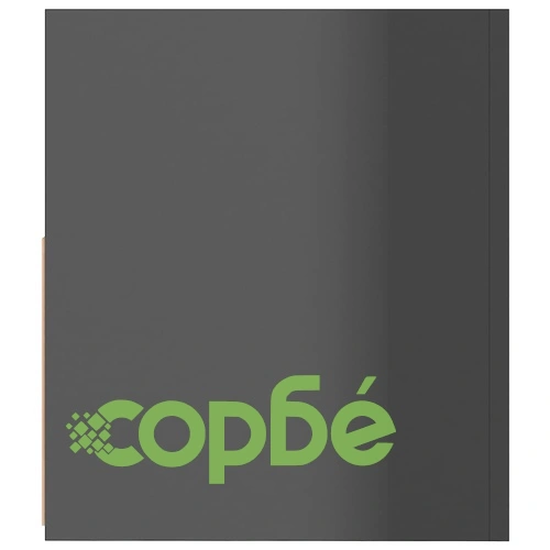 ТВ шкаф с LED осветление, сив гланц, 90x35x40 см ➤ топ цена ➤ sorbe.bg