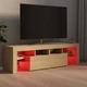 ТВ шкаф с LED осветление, сонома дъб, 140x36,5x40 см