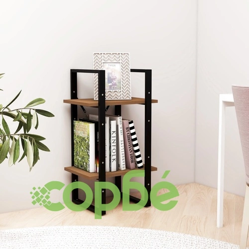 2-етажна библиотека, 40x30x70 см, борово дърво масив ➤ топ цена ➤ sorbe.bg