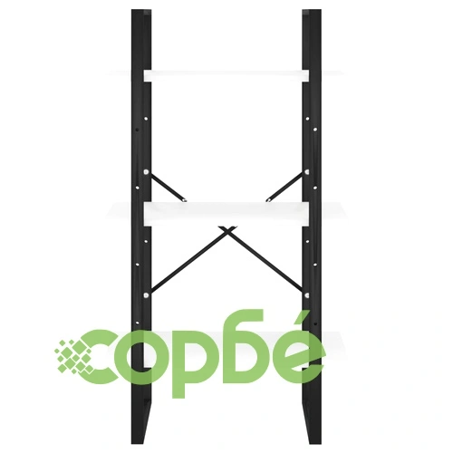 Стелаж за съхранение, бял, 60x30x105 см, инженерно дърво ➤ топ цена ➤ sorbe.bg