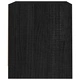 Нощни шкафчета 2 бр черни 40x30,5x35,5 см борово дърво масив