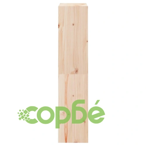 Библиотека/разделител за стая, 60x30x135,5 см, бор масив ➤ топ цена ➤ sorbe.bg