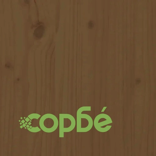 Библиотека/разделител за стая меденокафява 80x30x103,5 см бор ➤ топ цена ➤ sorbe.bg