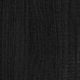 Маса за кафе, черна, 110x50x33,5 см, борово дърво масив