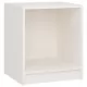 Нощни шкафчета, 2 бр, бели, 35,5x33,5x41,5 см, бор масив