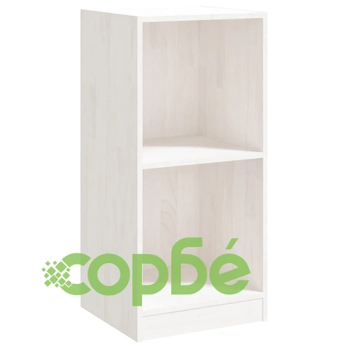 Страничен шкаф, бял, 35,5x33,5x76 см, борово дърво масив на топ цена от sorbe.bg Страничен шкаф, бял, 35,5x33,5x76 см, борово дърво масив ➤ топ цена ➤ sorbe.bg