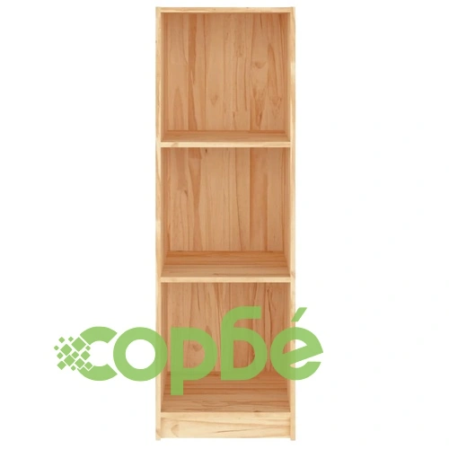 Библиотека/разделител за стая, 36x33x110 см, бор масив ➤ топ цена ➤ sorbe.bg