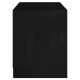ТВ шкаф, черен, 104x33x41 см, бор масив