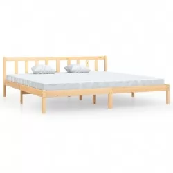 Рамка за легло, бор масив, 180x200 см, 6FT Super King