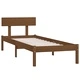 Рамка за легло, меденокафява, бор масив, 100x200 см