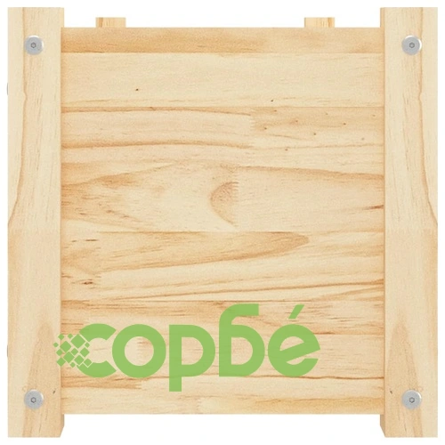 Градински сандъци, 2 бр, 100x31x31 см, борово дърво масив ➤ топ цена ➤ sorbe.bg