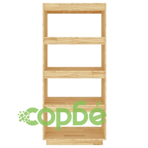 Библиотека/разделител за стая, 60x35x135 см, бор масив ➤ топ цена ➤ sorbe.bg