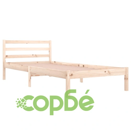 Рамка за легло, борово дърво масив, 90х200 см ➤ топ цена ➤ sorbe.bg